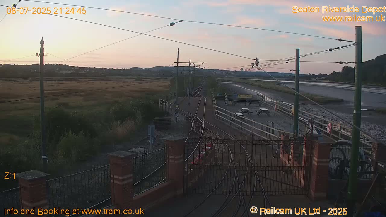 Seaton Tramway, Riverside Depot Live Cam - Seaton, East Devon, Devon, South West, England, United Kingdom