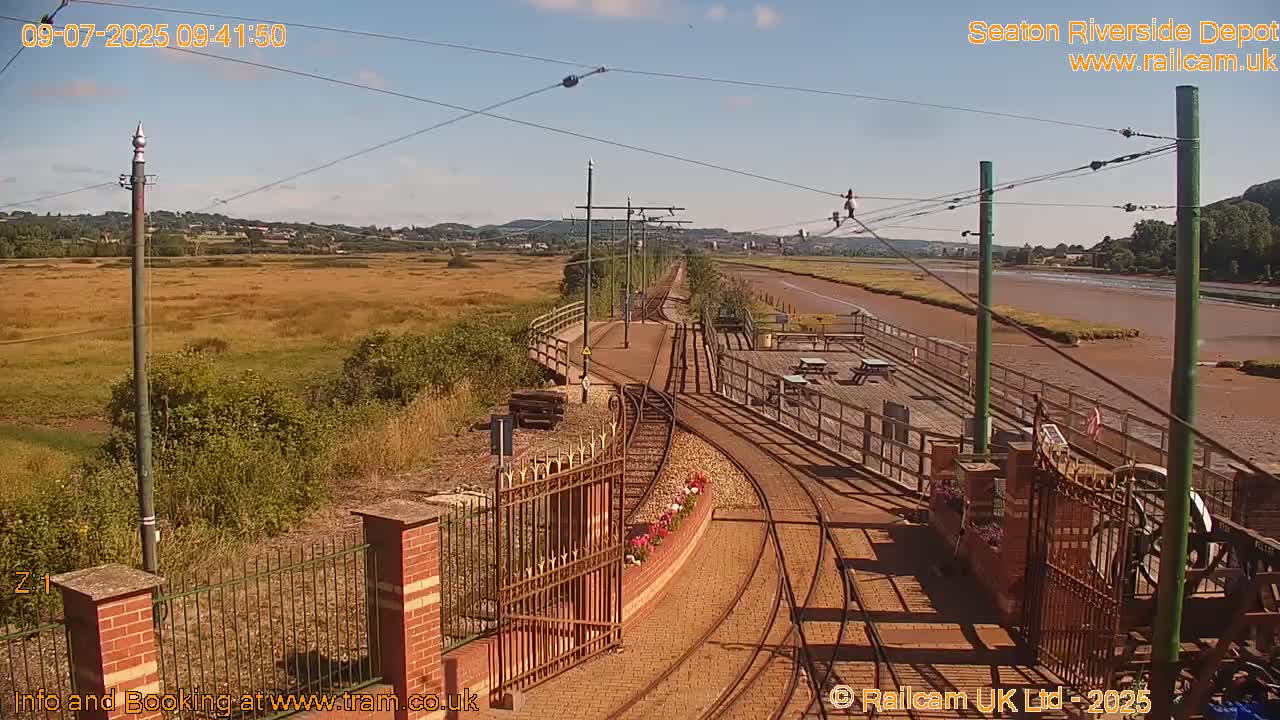 Seaton Tramway, Riverside Depot Live Cam - Seaton, East Devon, Devon, South West, England, United Kingdom