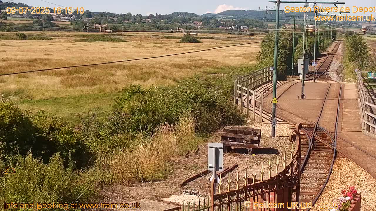 Seaton Tramway, Riverside Depot Live Cam - Seaton, East Devon, Devon, South West, England, United Kingdom