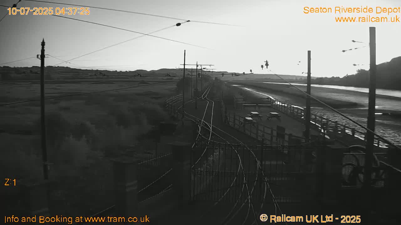 Seaton Tramway, Riverside Depot Live Cam - Seaton, East Devon, Devon, South West, England, United Kingdom