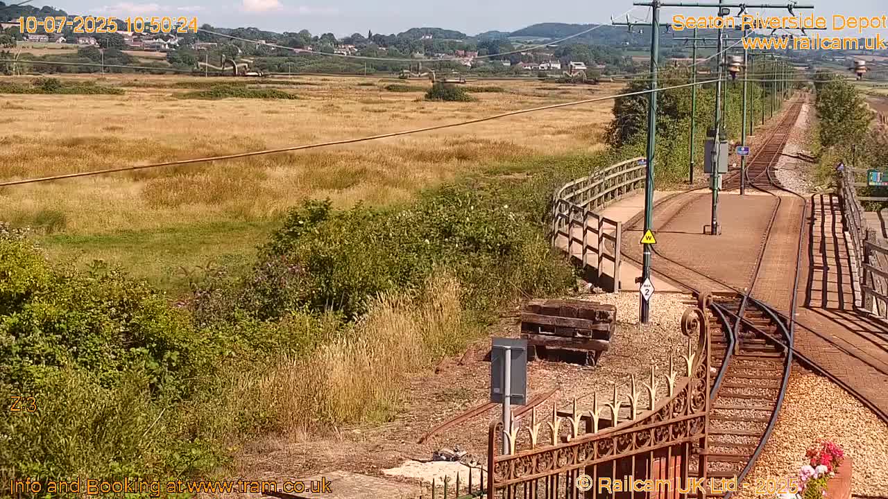 Seaton Tramway, Riverside Depot Live Cam - Seaton, East Devon, Devon, South West, England, United Kingdom