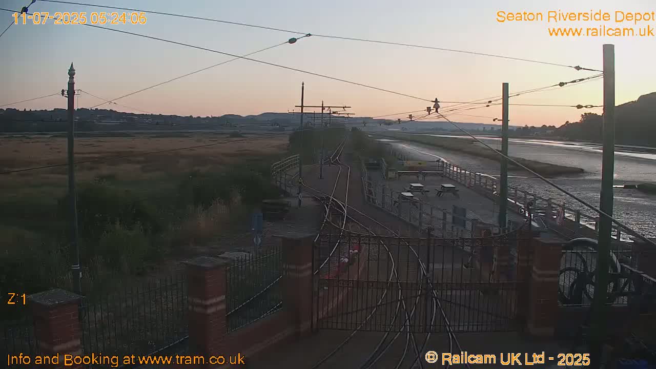 Seaton Tramway, Riverside Depot Live Cam - Seaton, East Devon, Devon, South West, England, United Kingdom