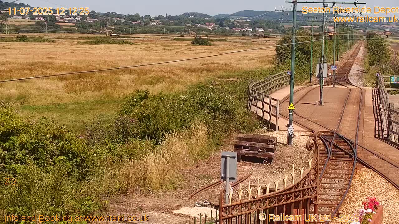 Seaton Tramway, Riverside Depot Live Cam - Seaton, East Devon, Devon, South West, England, United Kingdom