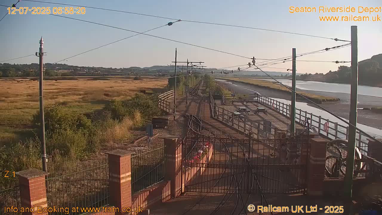 Seaton Tramway, Riverside Depot Live Cam - Seaton, East Devon, Devon, South West, England, United Kingdom