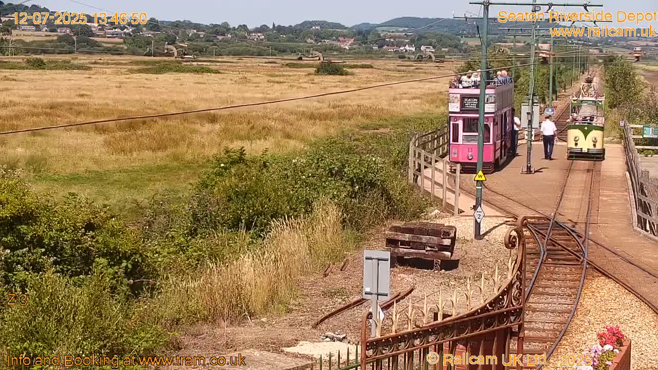 Seaton Tramway, Riverside Depot Live Cam - Seaton, East Devon, Devon, South West, England, United Kingdom