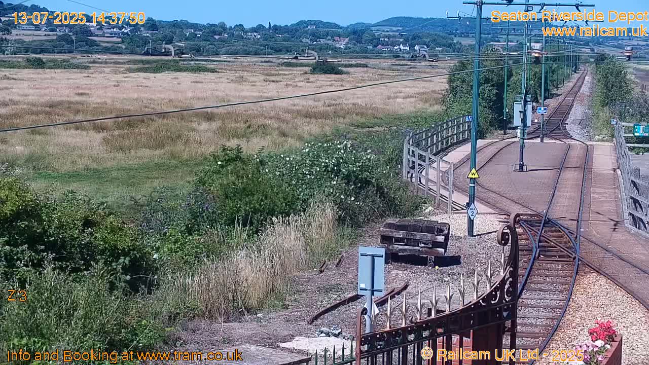Seaton Tramway, Riverside Depot Live Cam - Seaton, East Devon, Devon, South West, England, United Kingdom
