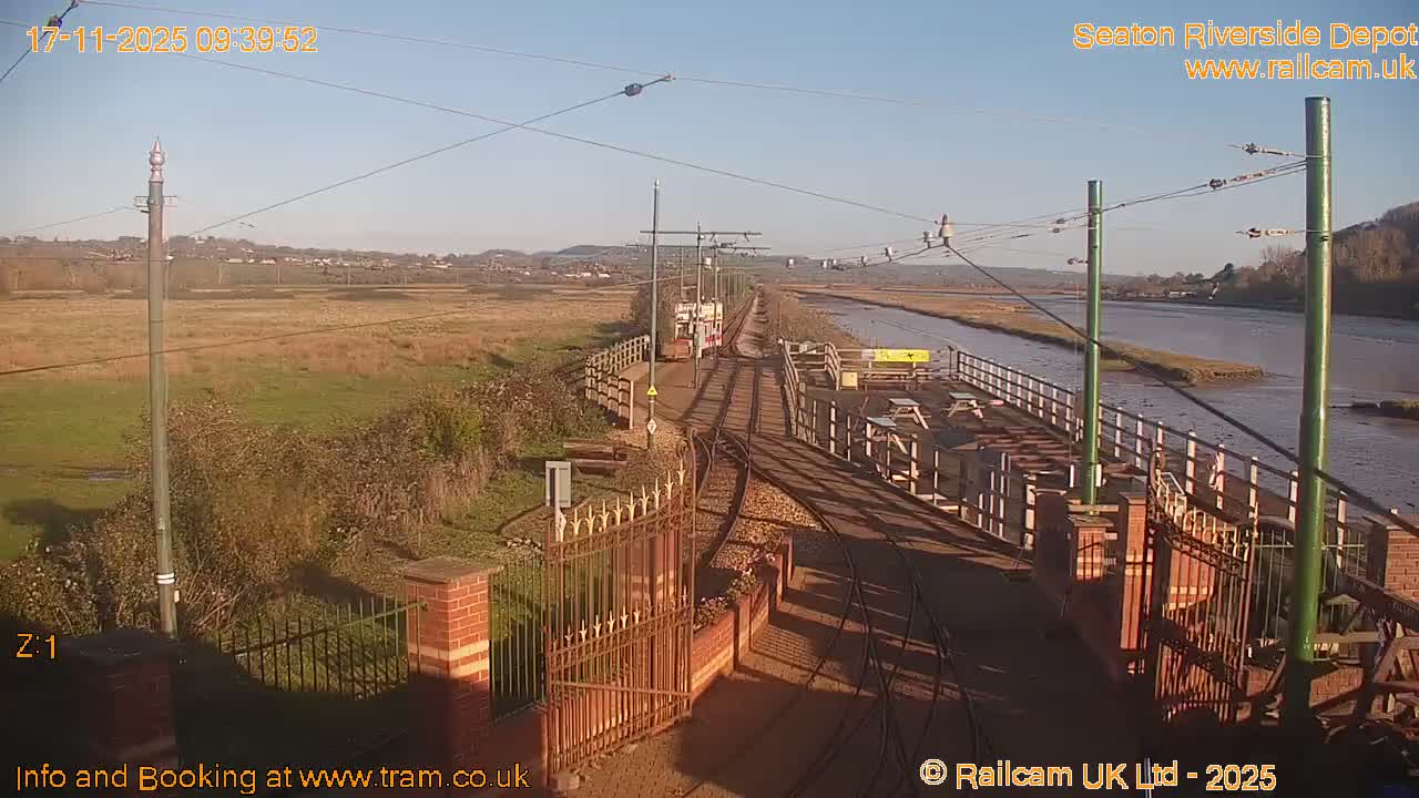 Seaton Tramway, Riverside Depot Live Cam - Seaton, East Devon, Devon, South West, England, United Kingdom