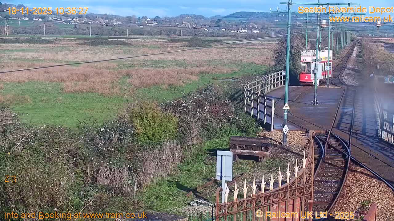 Seaton Tramway, Riverside Depot Live Cam - Seaton, East Devon, Devon, South West, England, United Kingdom