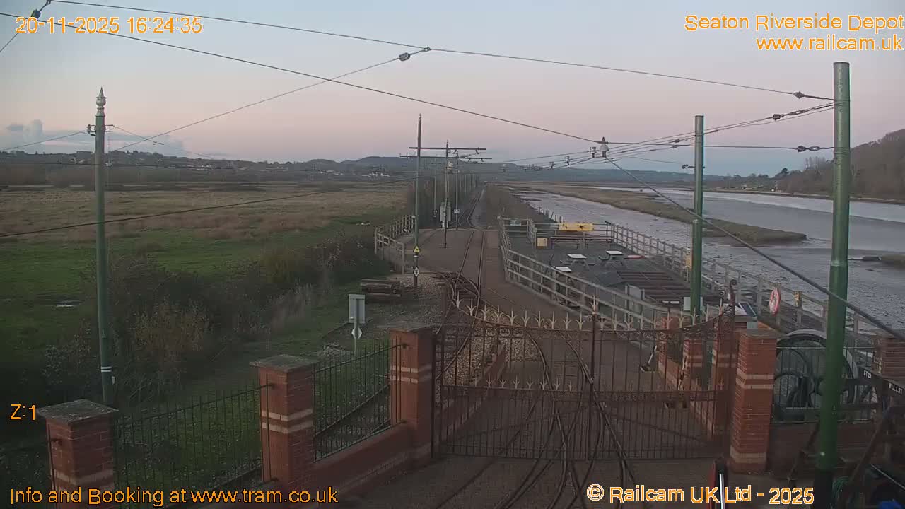 Seaton Tramway, Riverside Depot Live Cam - Seaton, East Devon, Devon, South West, England, United Kingdom