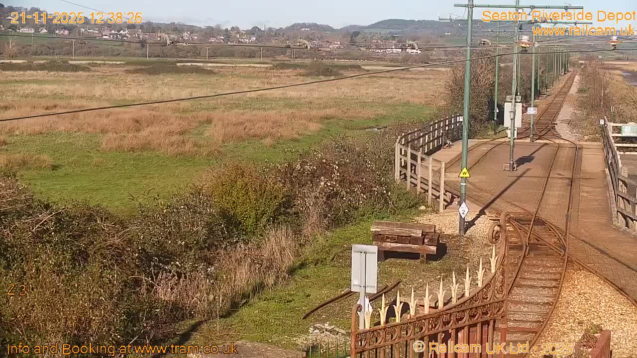Seaton Tramway, Riverside Depot Live Cam - Seaton, East Devon, Devon, South West, England, United Kingdom