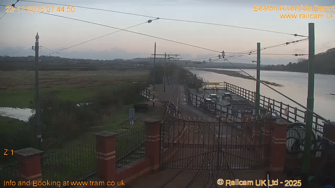 Seaton Tramway, Riverside Depot Live Cam - Seaton, East Devon, Devon, South West, England, United Kingdom