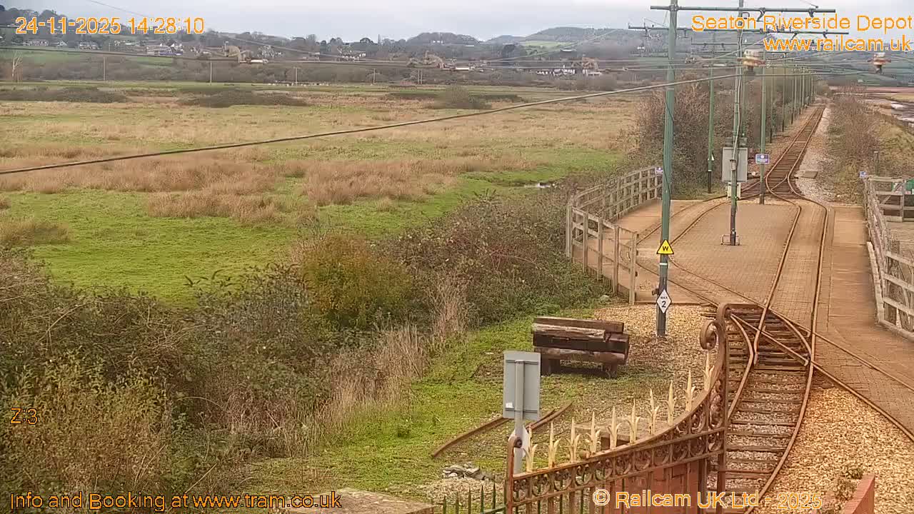 Seaton Tramway, Riverside Depot Live Cam - Seaton, East Devon, Devon, South West, England, United Kingdom