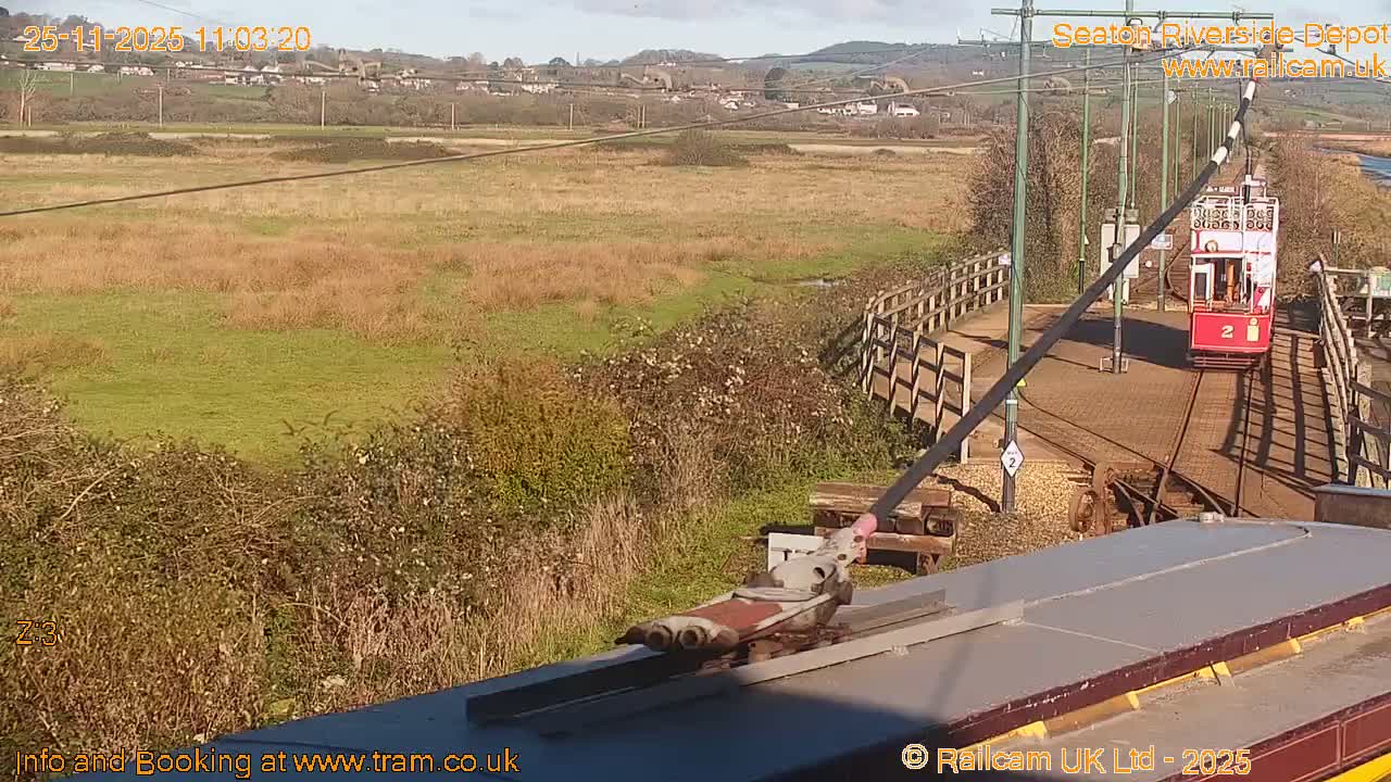 Seaton Tramway, Riverside Depot Live Cam - Seaton, East Devon, Devon, South West, England, United Kingdom