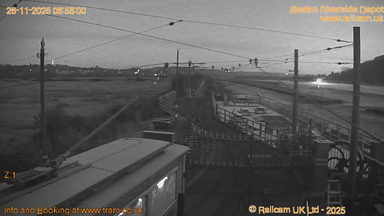 Seaton Tramway, Riverside Depot Live Cam - Seaton, East Devon, Devon, South West, England, United Kingdom