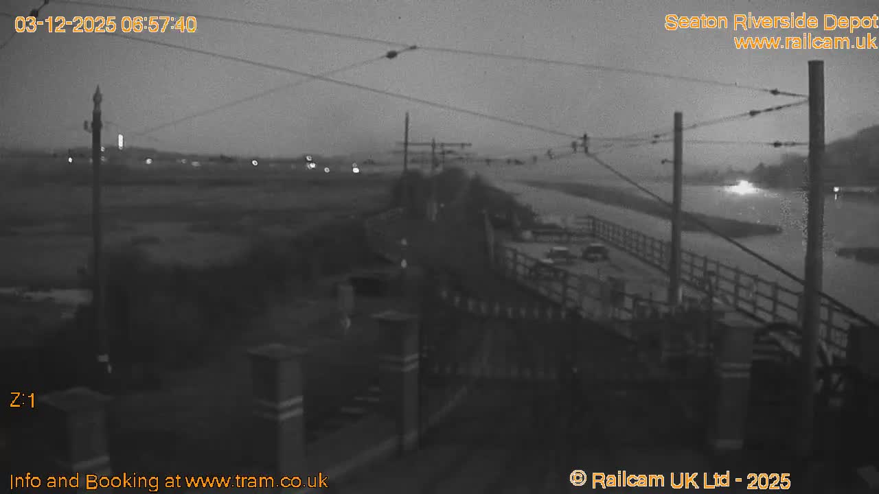 Seaton Tramway, Riverside Depot Live Cam - Seaton, East Devon, Devon, South West, England, United Kingdom