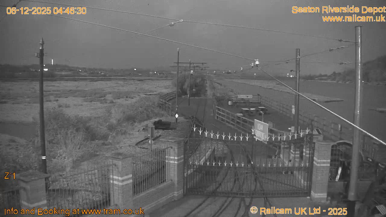 Seaton Tramway, Riverside Depot Live Cam - Seaton, East Devon, Devon, South West, England, United Kingdom