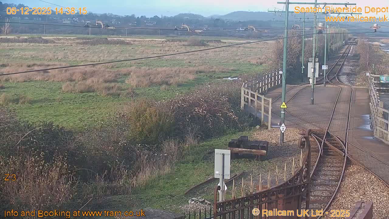Seaton Tramway, Riverside Depot Live Cam - Seaton, East Devon, Devon, South West, England, United Kingdom