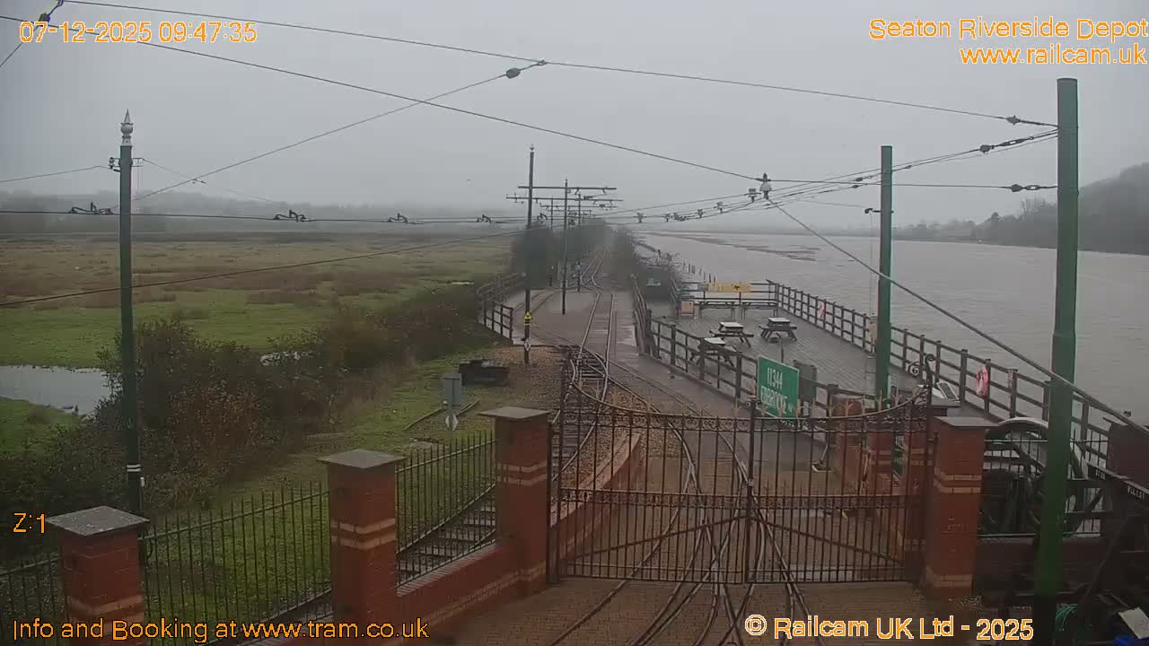 Seaton Tramway, Riverside Depot Live Cam - Seaton, East Devon, Devon, South West, England, United Kingdom