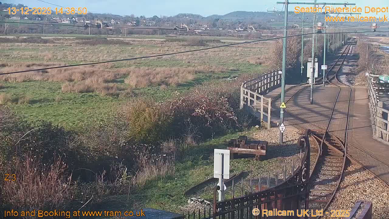 Seaton Tramway, Riverside Depot Live Cam - Seaton, East Devon, Devon, South West, England, United Kingdom
