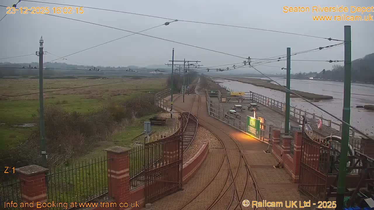 Seaton Tramway, Riverside Depot Live Cam - Seaton, East Devon, Devon, South West, England, United Kingdom