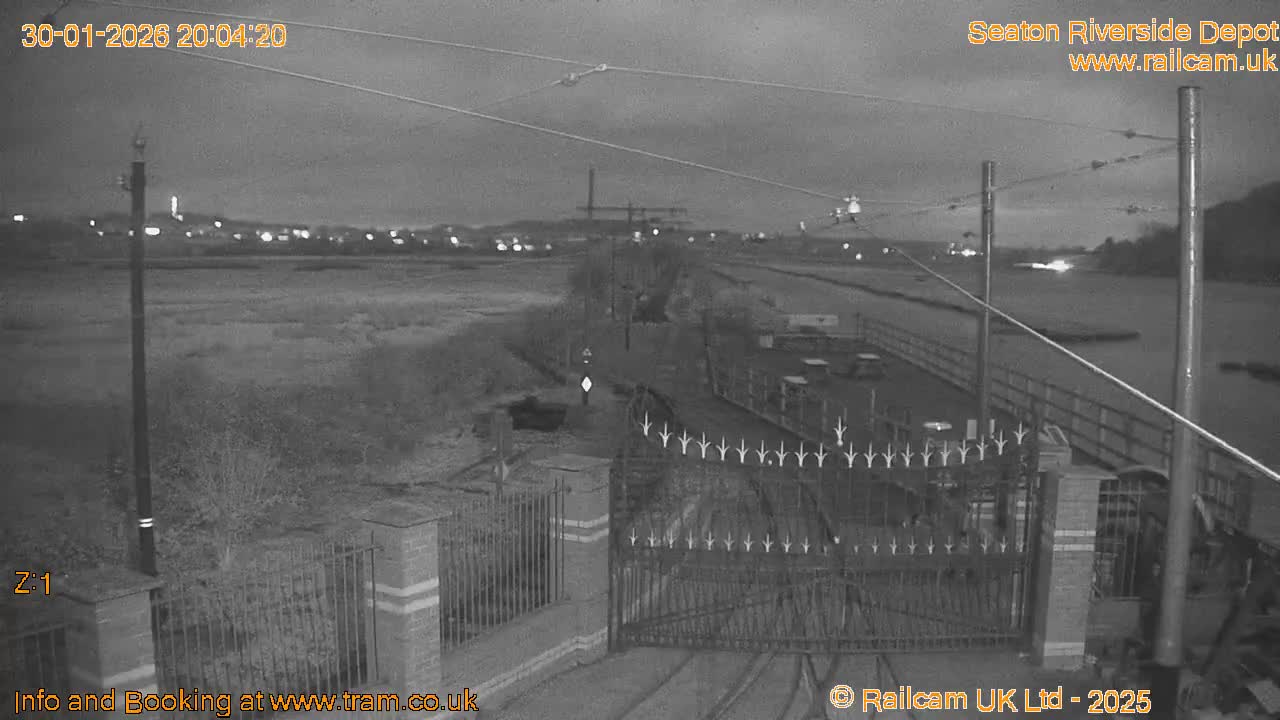 Seaton Tramway, Riverside Depot Live Cam - Seaton, East Devon, Devon, South West, England, United Kingdom