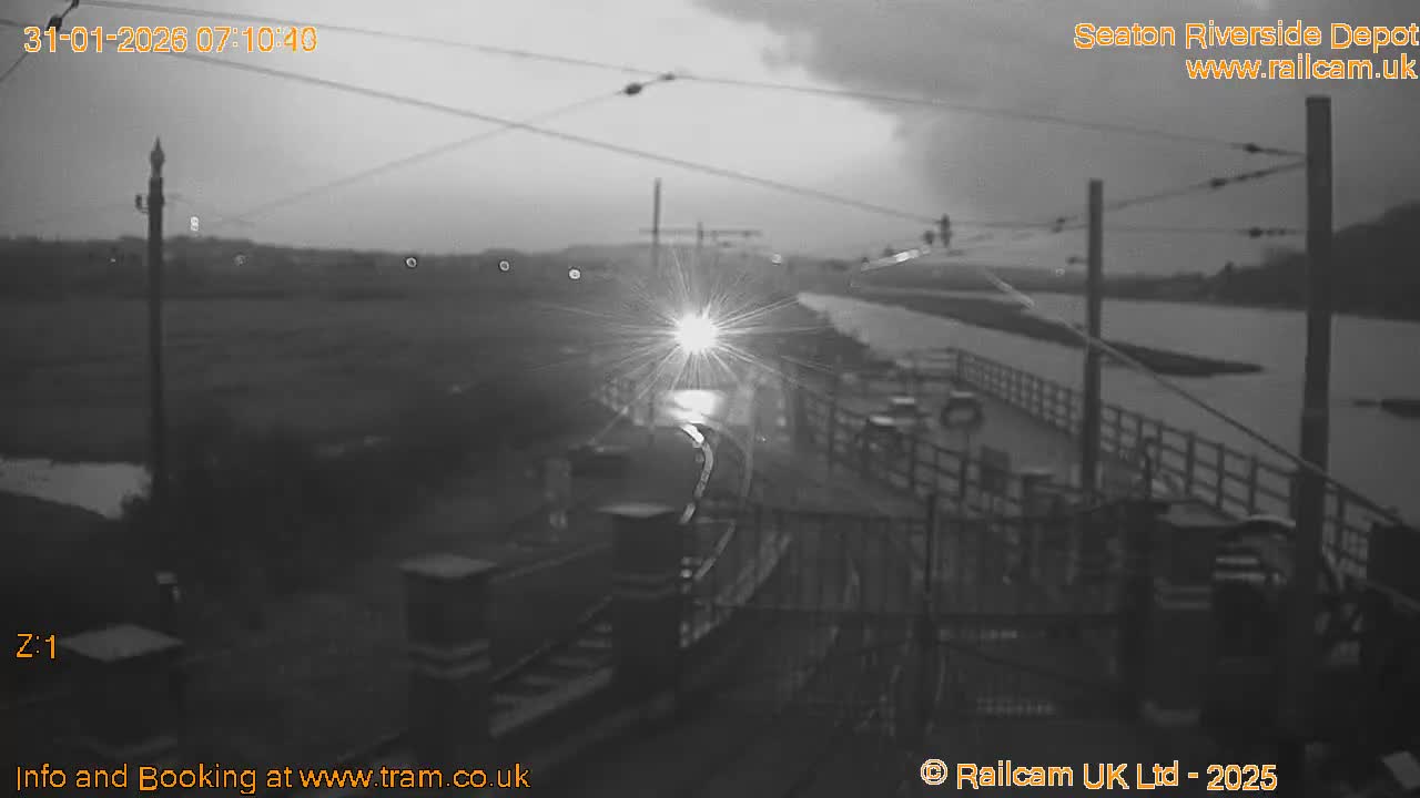 Seaton Tramway, Riverside Depot Live Cam - Seaton, East Devon, Devon, South West, England, United Kingdom