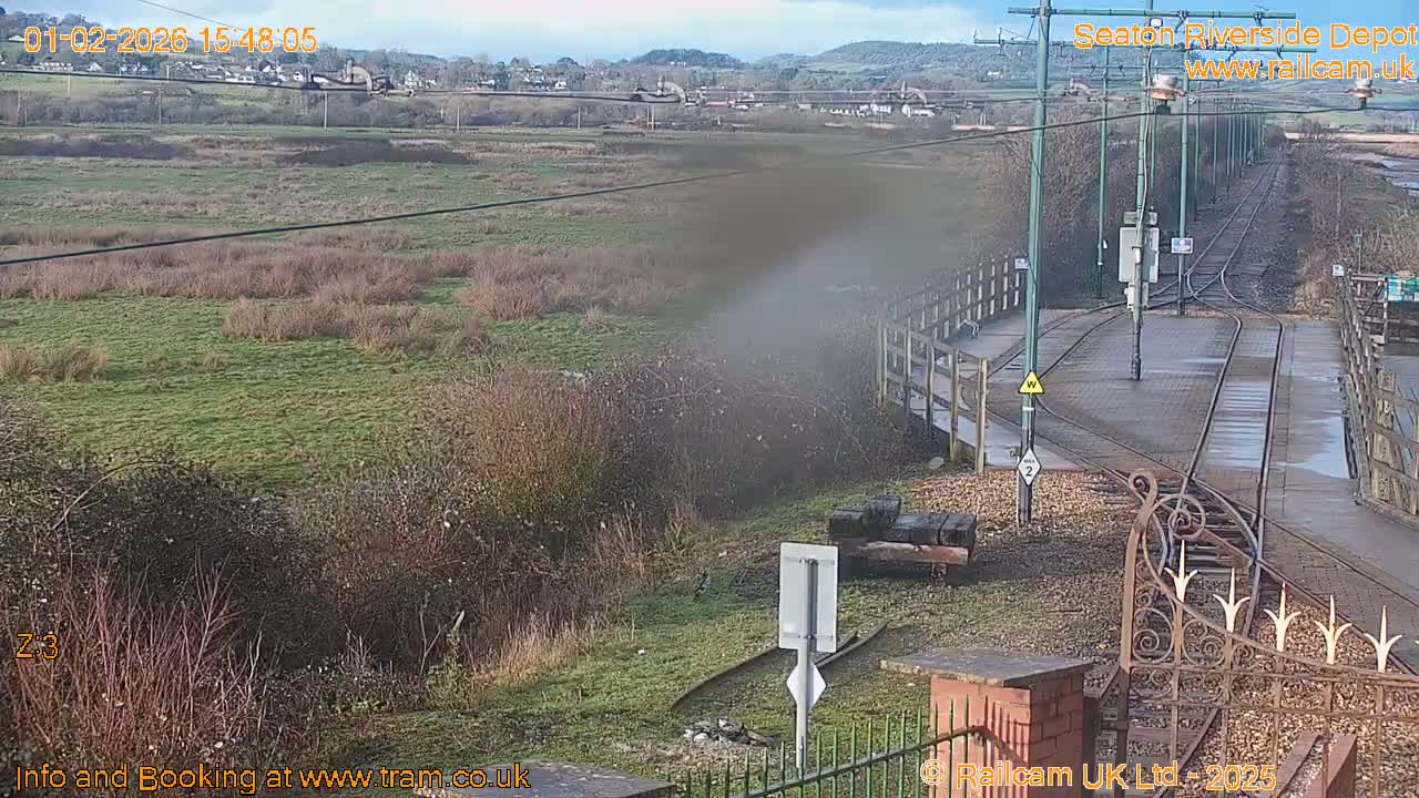 Seaton Tramway, Riverside Depot Live Cam - Seaton, East Devon, Devon, South West, England, United Kingdom