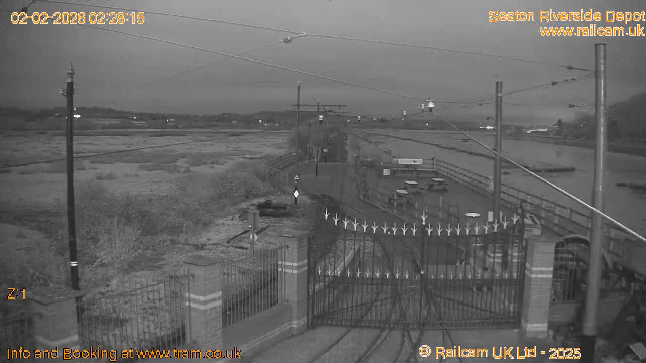 Seaton Tramway, Riverside Depot Live Cam - Seaton, East Devon, Devon, South West, England, United Kingdom