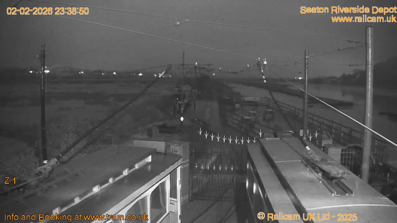 Seaton Tramway, Riverside Depot Live Cam - Seaton, East Devon, Devon, South West, England, United Kingdom