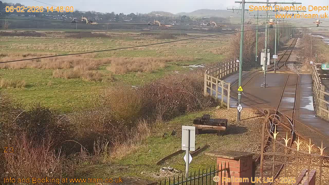 Seaton Tramway, Riverside Depot Live Cam - Seaton, East Devon, Devon, South West, England, United Kingdom