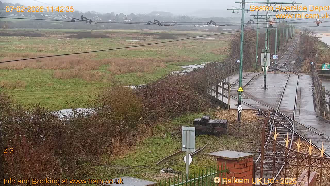 Seaton Tramway, Riverside Depot Live Cam - Seaton, East Devon, Devon, South West, England, United Kingdom