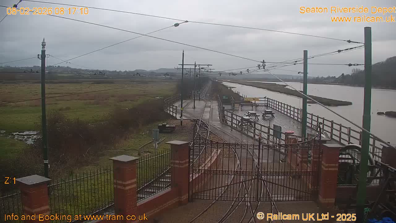 Seaton Tramway, Riverside Depot Live Cam - Seaton, East Devon, Devon, South West, England, United Kingdom