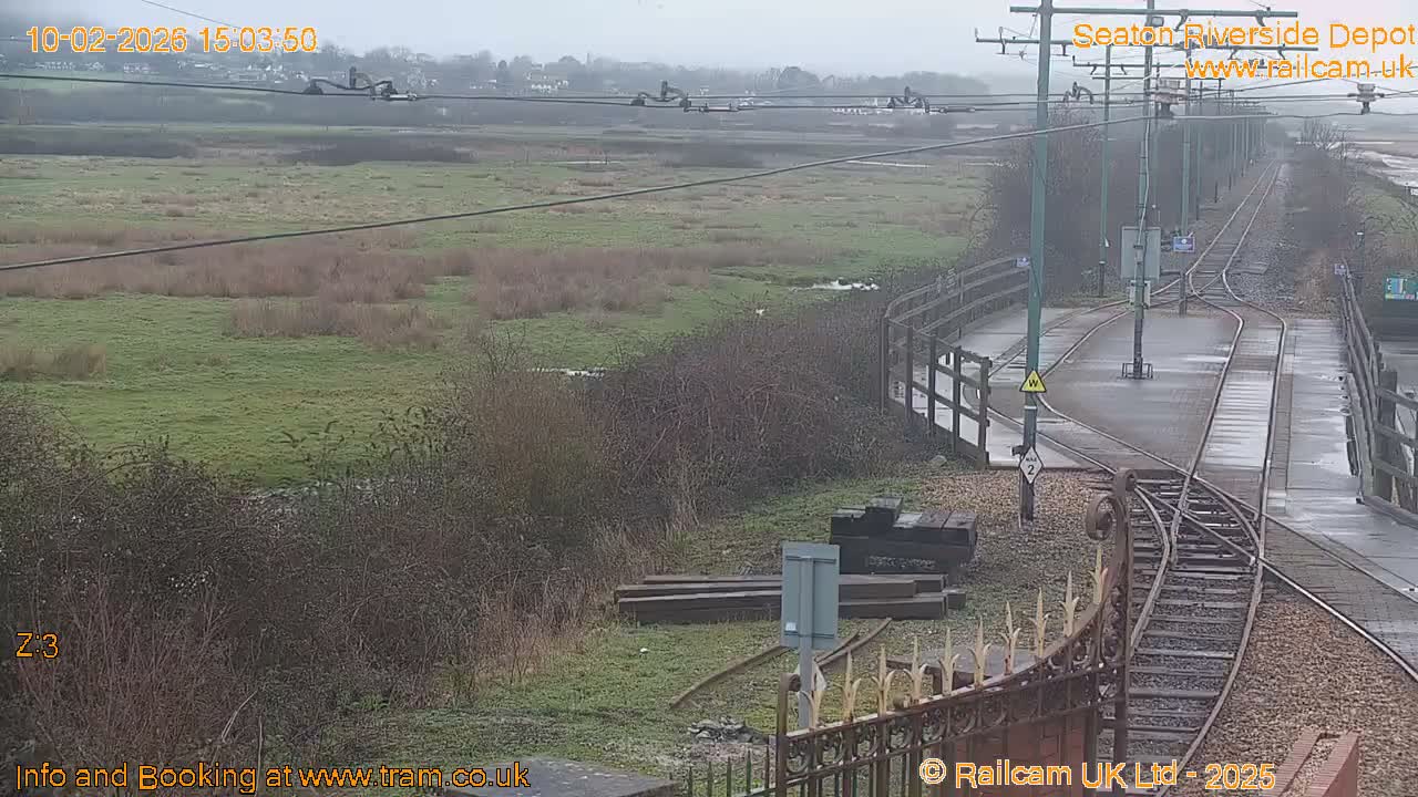 Seaton Tramway, Riverside Depot Live Cam - Seaton, East Devon, Devon, South West, England, United Kingdom