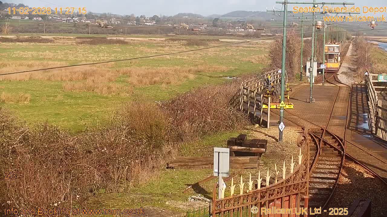 Seaton Tramway, Riverside Depot Live Cam - Seaton, East Devon, Devon, South West, England, United Kingdom