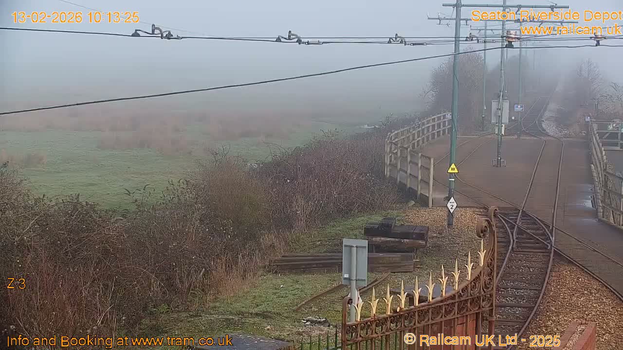 Seaton Tramway, Riverside Depot Live Cam - Seaton, East Devon, Devon, South West, England, United Kingdom