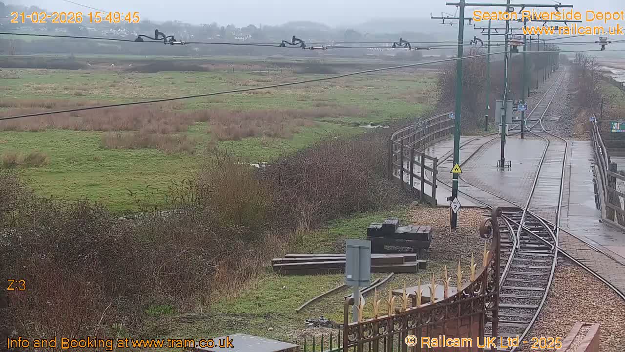 Seaton Tramway, Riverside Depot Live Cam - Seaton, East Devon, Devon, South West, England, United Kingdom
