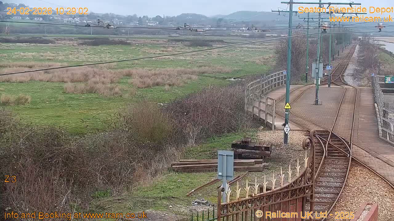 Seaton Tramway, Riverside Depot Live Cam - Seaton, East Devon, Devon, South West, England, United Kingdom