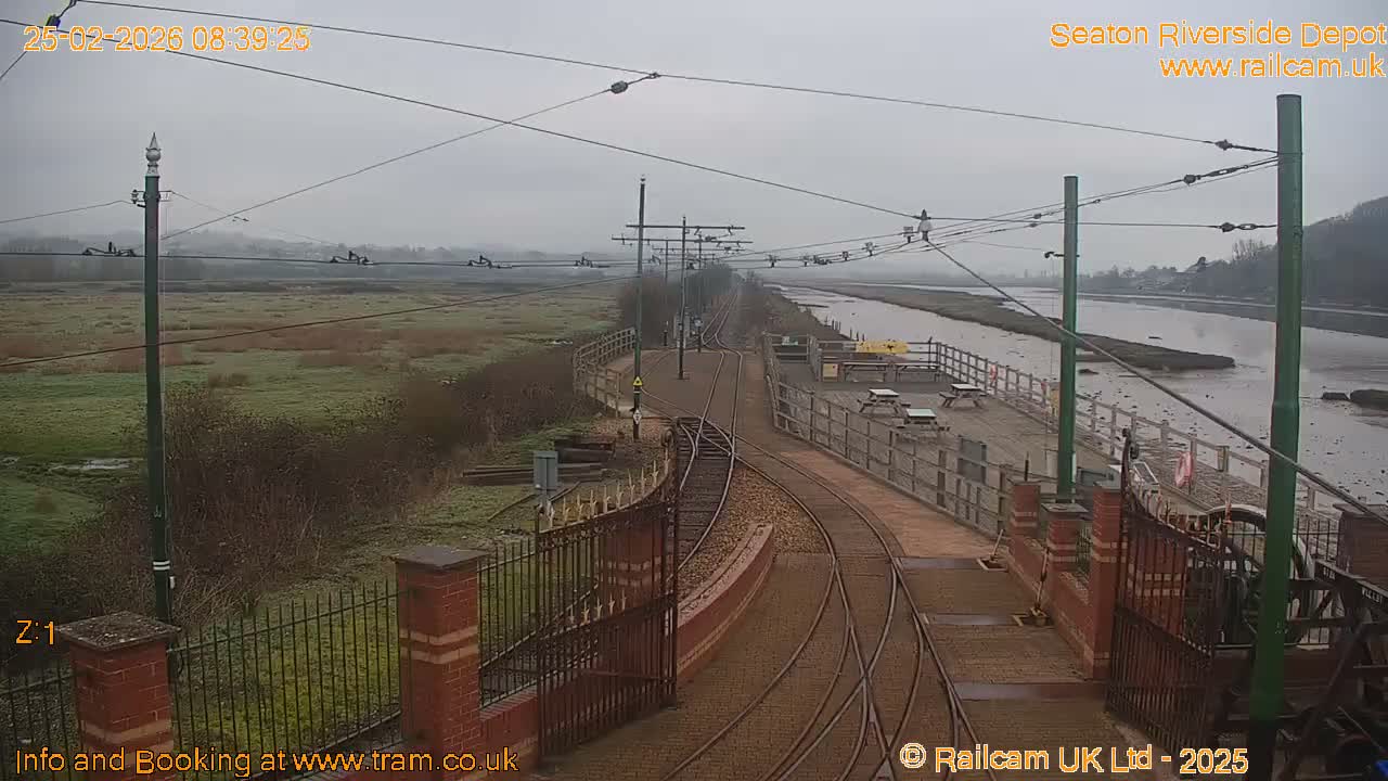 Seaton Tramway, Riverside Depot Live Cam - Seaton, East Devon, Devon, South West, England, United Kingdom