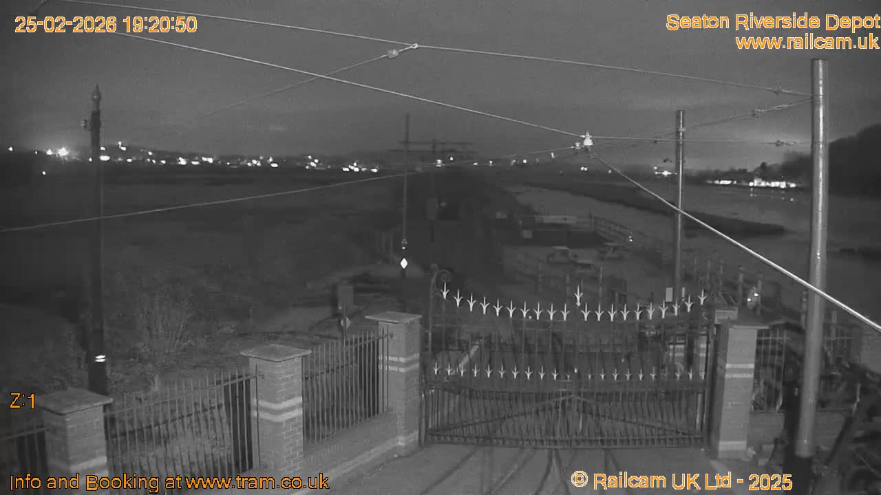 Seaton Tramway, Riverside Depot Live Cam - Seaton, East Devon, Devon, South West, England, United Kingdom