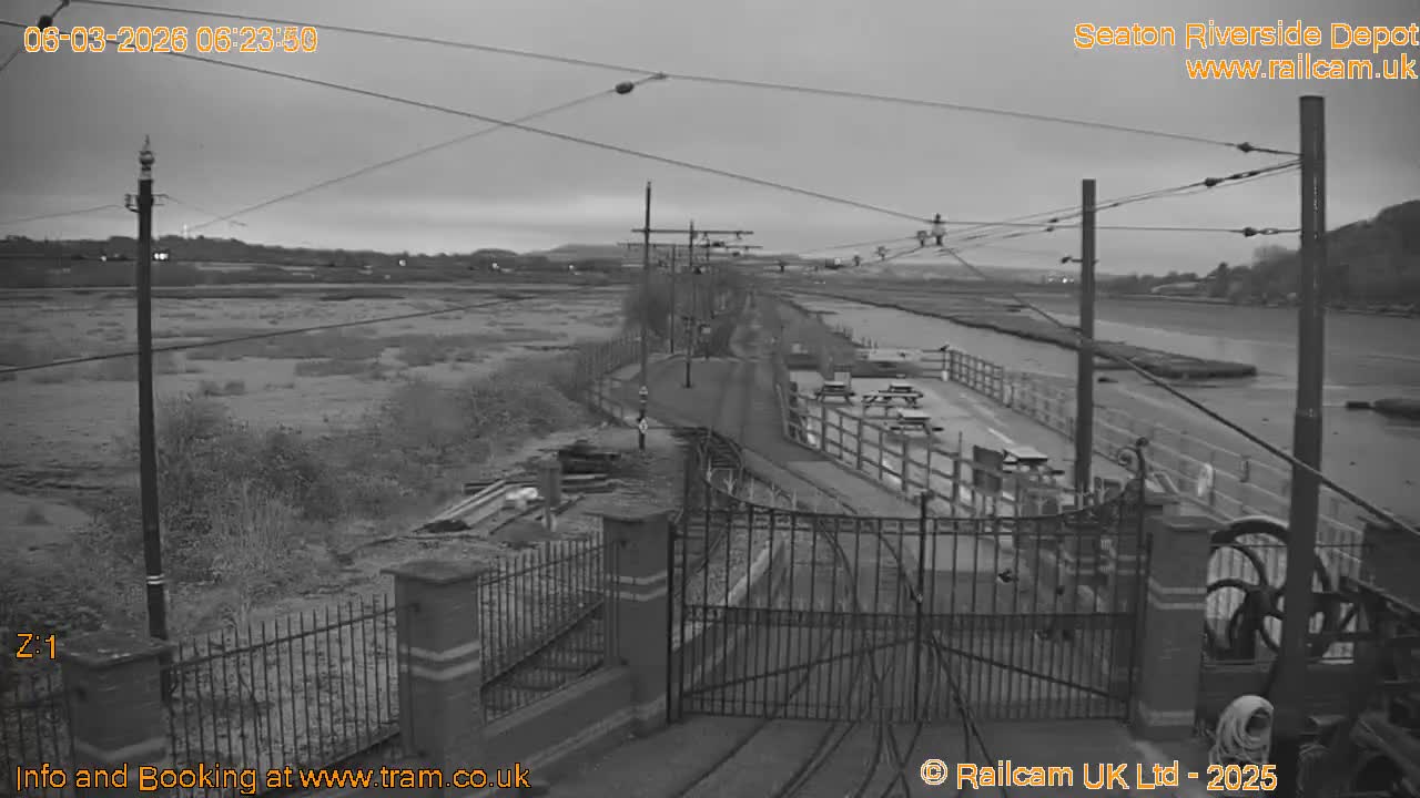 Seaton Tramway, Riverside Depot Live Cam - Seaton, East Devon, Devon, South West, England, United Kingdom