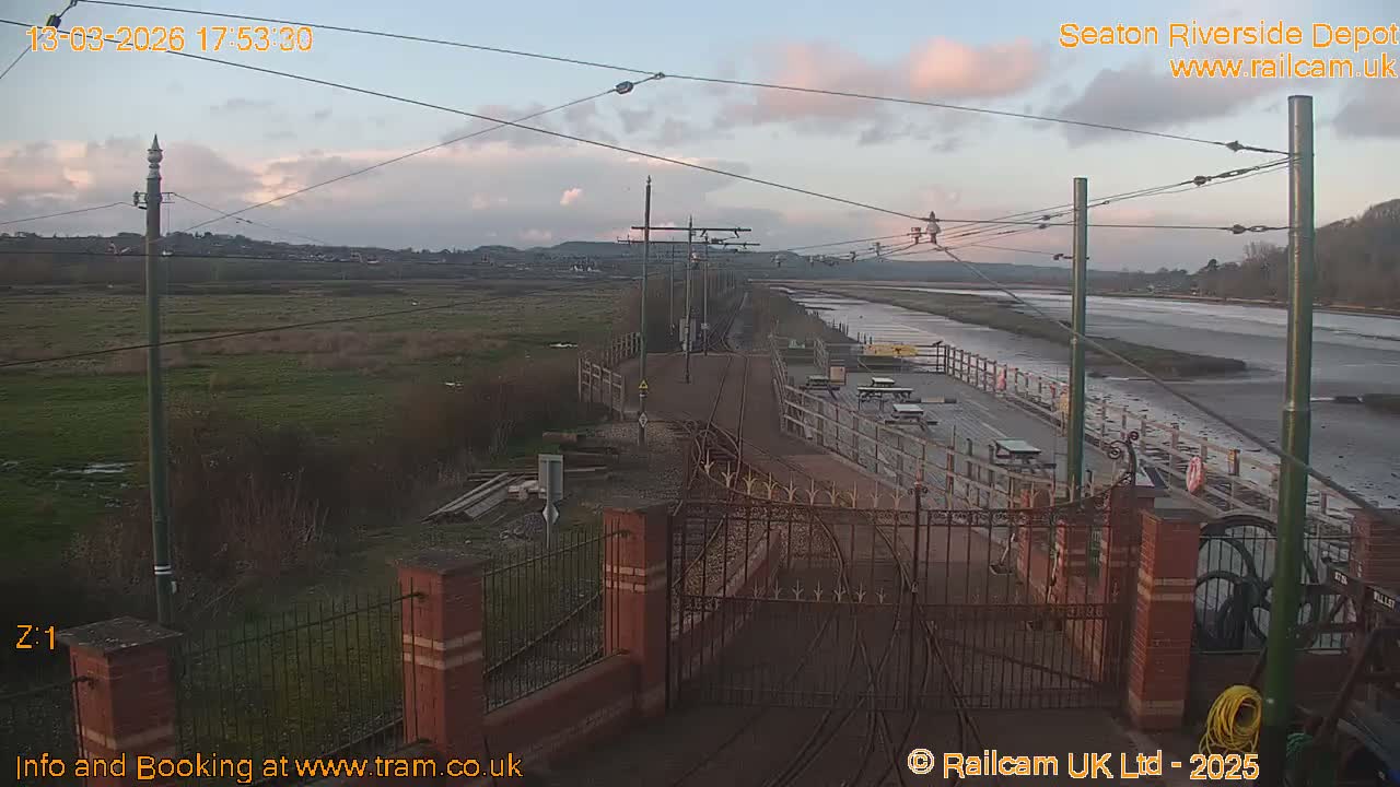 Seaton Tramway, Riverside Depot Live Cam - Seaton, East Devon, Devon, South West, England, United Kingdom