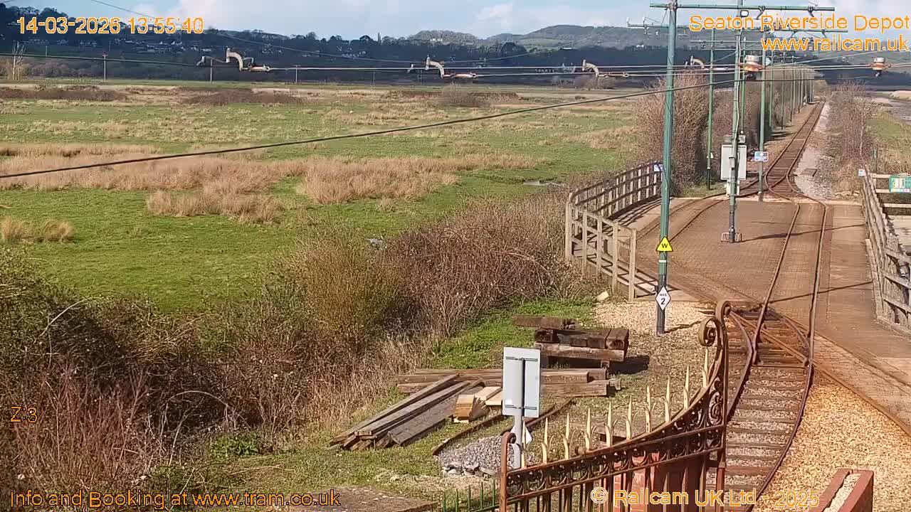 Seaton Tramway, Riverside Depot Live Cam - Seaton, East Devon, Devon, South West, England, United Kingdom