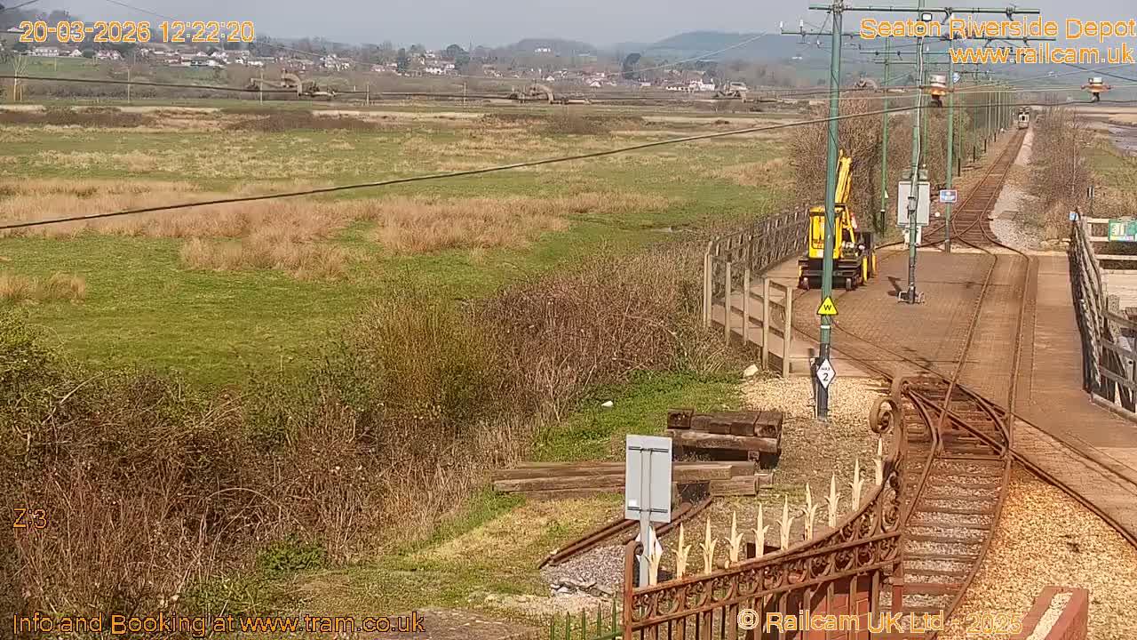 Seaton Tramway, Riverside Depot Live Cam - Seaton, East Devon, Devon, South West, England, United Kingdom