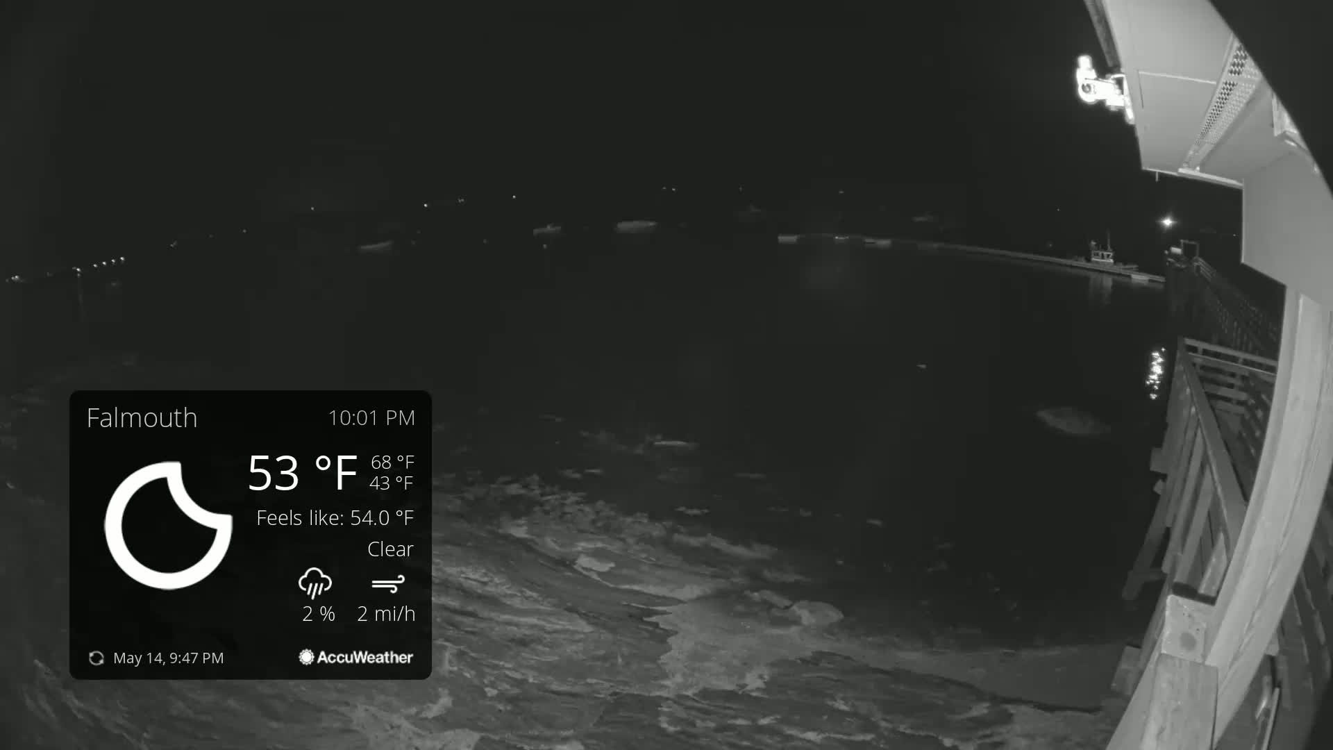 Falmouth Coast & Casco Bay Live Cam - Falmouth, Cumberland, Maine, USA