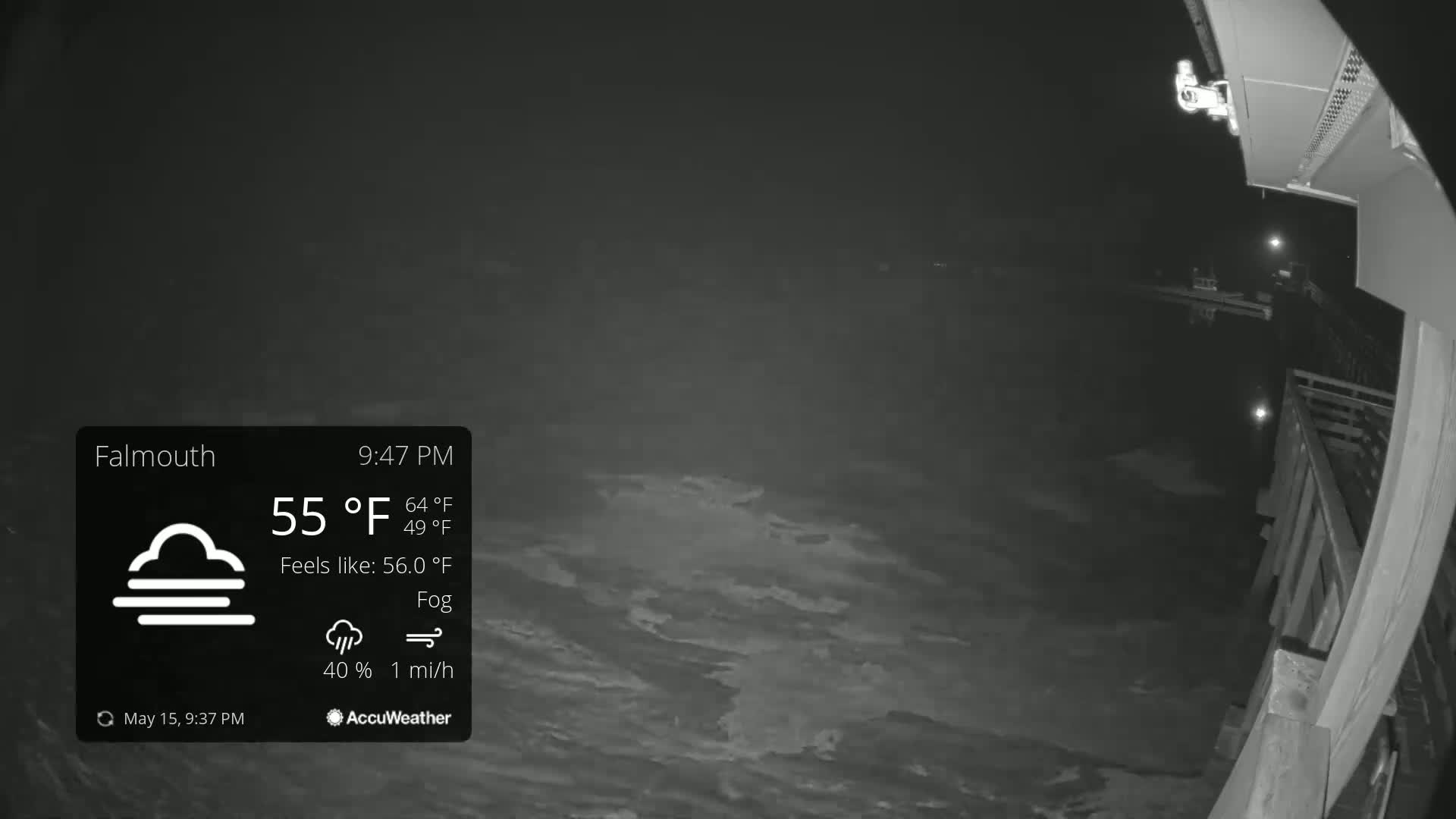 Falmouth Coast & Casco Bay Live Cam - Falmouth, Cumberland, Maine, USA