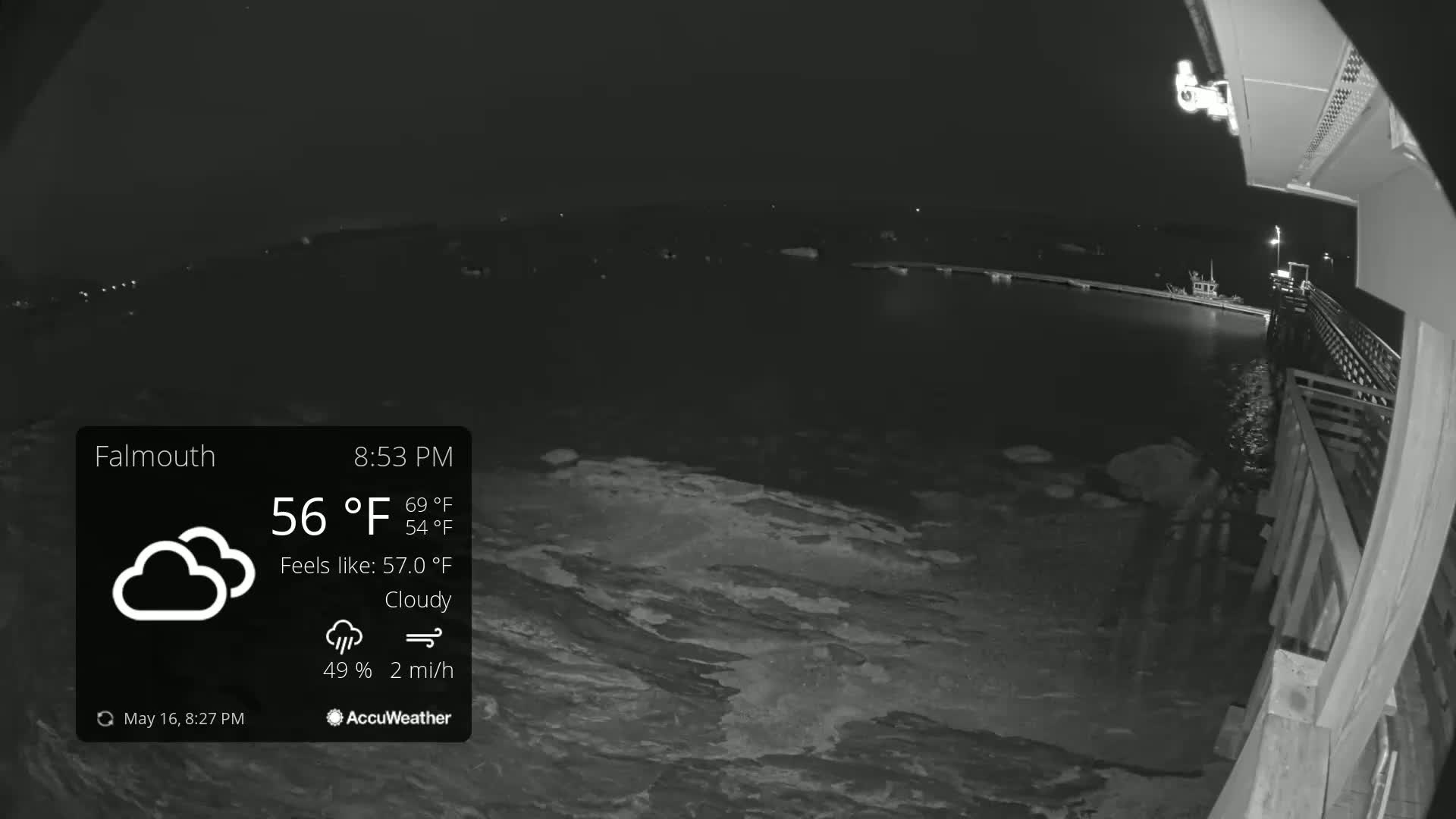 Falmouth Coast & Casco Bay Live Cam - Falmouth, Cumberland, Maine, USA