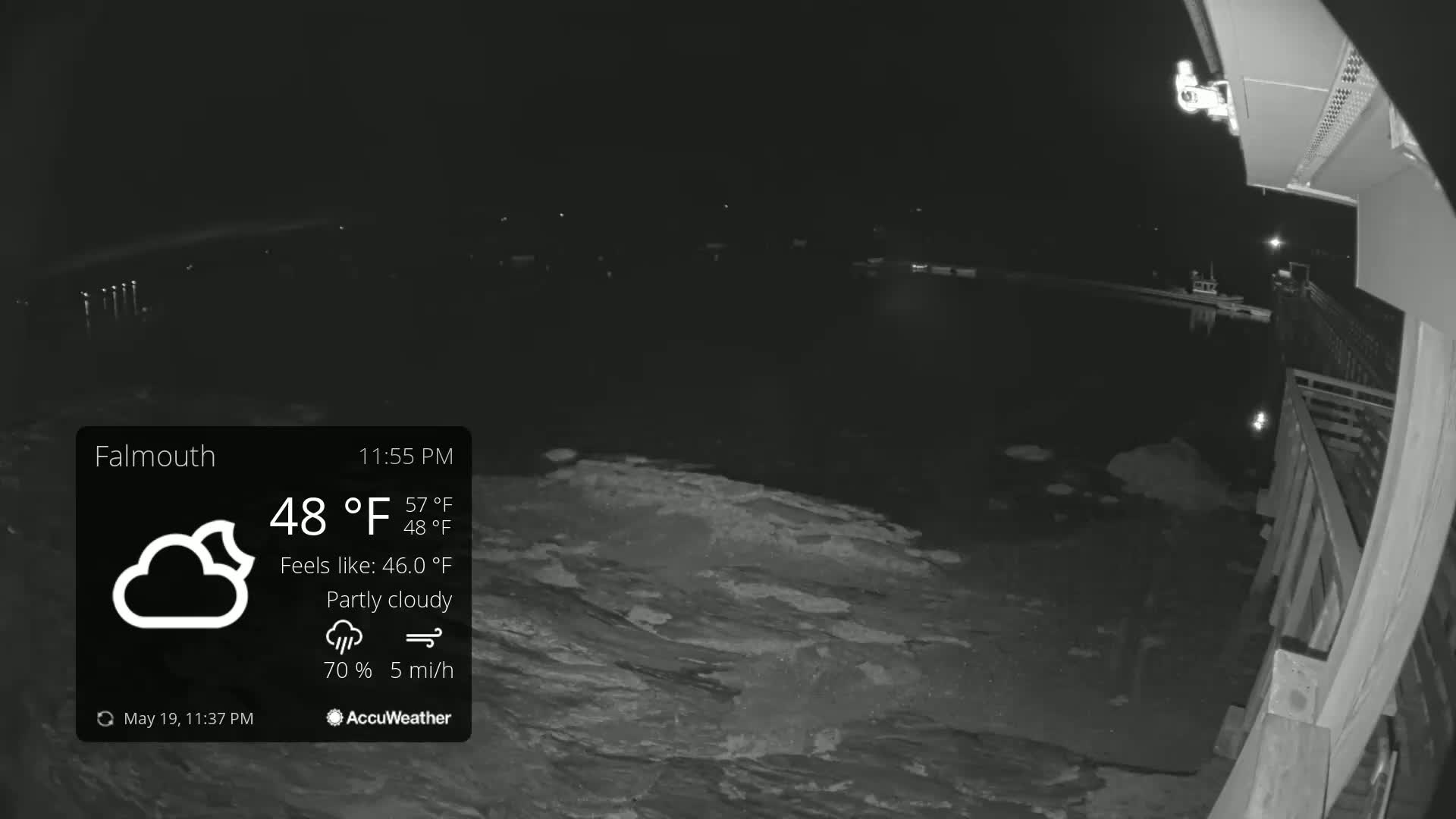 Falmouth Coast & Casco Bay Live Cam - Falmouth, Cumberland, Maine, USA