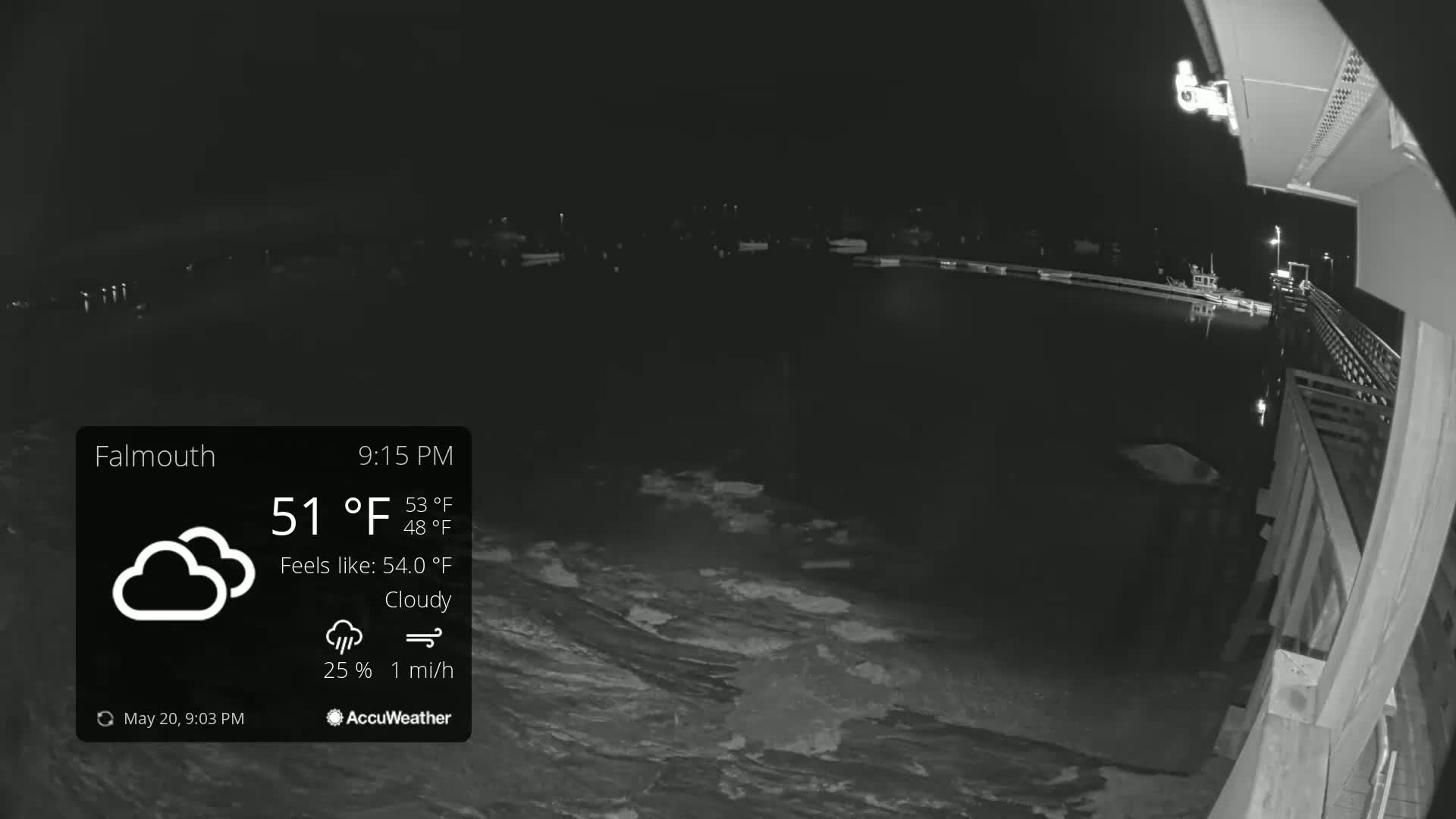 Falmouth Coast & Casco Bay Live Cam - Falmouth, Cumberland, Maine, USA