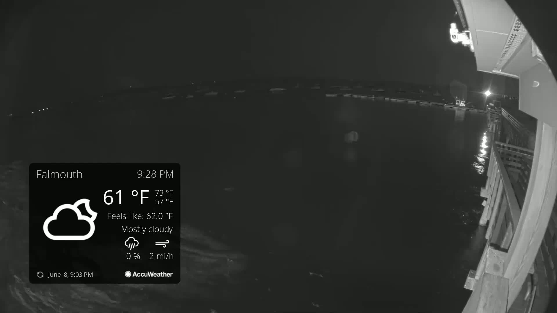 Falmouth Coast & Casco Bay Live Cam - Falmouth, Cumberland, Maine, USA