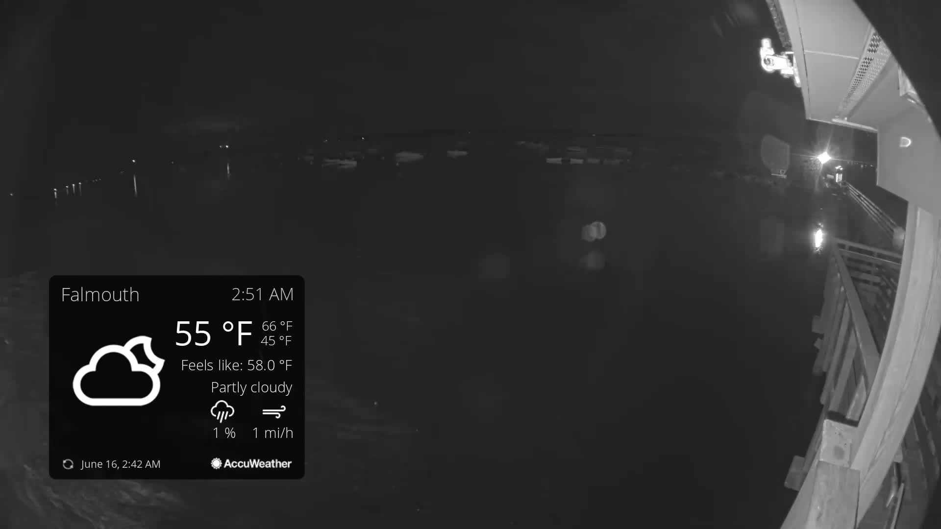 Falmouth Coast & Casco Bay Live Cam - Falmouth, Cumberland, Maine, USA